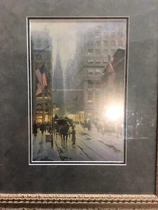 A Pencil Print By G.Harvey Wall Street New York 1989 - Picture 1 of 5