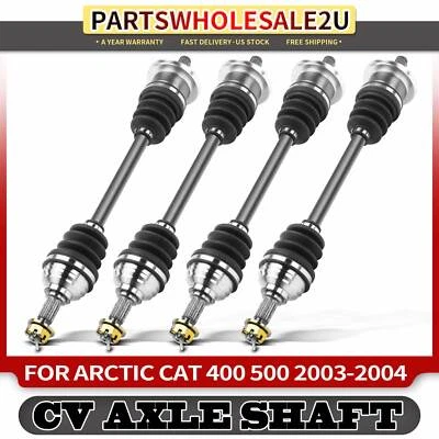 Juego de 4 lados delanteros y traseros conjunto de eje CV para Arctic Cat 400 500 2003-2004 Foto 1 de 4