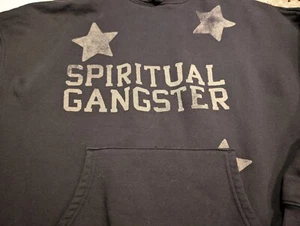 Men's spiritual gangster hoodie size small, black, long sleeves - Picture 1 of 6
