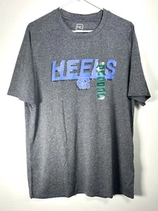 Heels UNC Large Dark Gray Shirt - NC Tarheels - Pro Edge - Picture 1 of 7