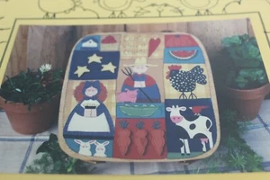 Mosey 'N Me 1996 F100 Country Where it Counts Pattern Wood Painter Craft 13 x 13 - Picture 1 of 3