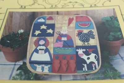 Mosey 'N Me 1996 F100 Country Where it Counts Pattern Wood Painter Craft 13 x 13 - Image 1 of 3