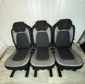 ASIENTOS TRASEROS MEDIO CUERO CITROEN C4 GRAND PICASSO MK2 SEGUNDA FILA - Imagen 1 de 23