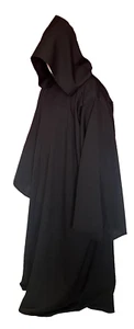 Costume Black Cape / Cloak Cosplay Star Wars Darth Vader / Wizard - NEW L-XL - Picture 1 of 21