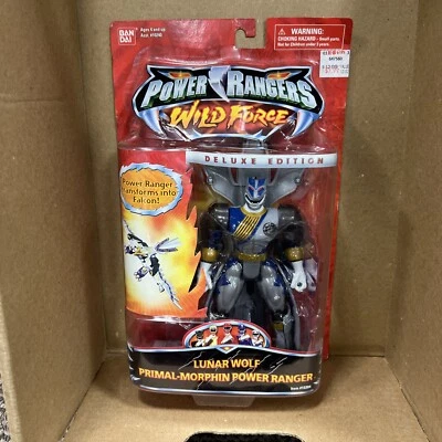 2002 Deluxe Edition Power Rangers Wild Force Lunar Wolf  Factory Sealed - Image 1 of 4