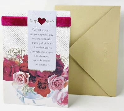 Tarjeta de felicitación Wishándote alegrías especiales en tu aniversario Foto 1 de 3