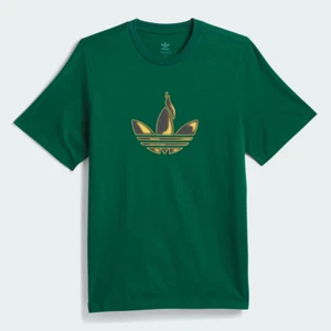 Camiseta Adidas Trefoil Torch (género neutro), estilo # JD2833, talla L, verde oscuro - Imagen 1 de 14