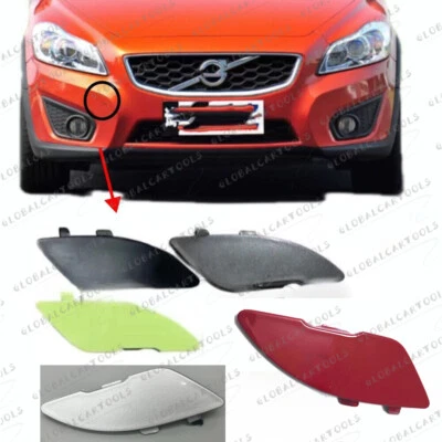 Cubierta de tapa de ojo de gancho de remolque para parachoques delantero 39863910 para Volvo C30 2010-2013  Foto 1 de 4