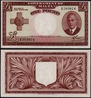 MALTA 1 POUND (P22a) KGVI L. 1949 (1951) UNC