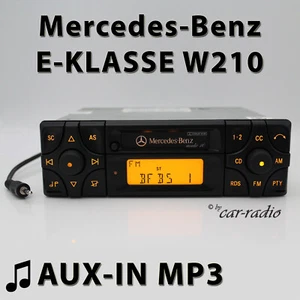 Mercedes W210 Radio Audio 10 BE3200 AUX-IN MP3 Becker Kassettenradio E-Klasse - Bild 1 von 12