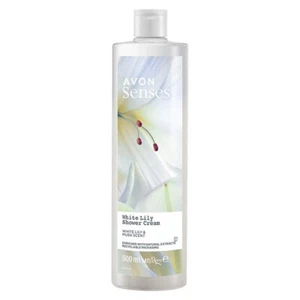 (1L/5,98€) AVON Senses Duschcreme WHITE LILLY  500 ml - Weiße Lilie und Moschus - Bild 1 von 1