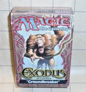 Magic The Gathering Exodus Themendeck "Groundbreaker" KOMPLETT mit Strategiehandbuch - Bild 1 von 5