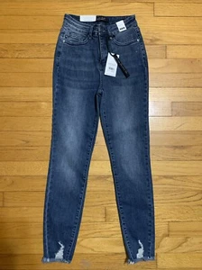 Judy Blue Jeans Style JB88425 Hi Waist-Skinny Fit-Med Blue Size 0/24 - Picture 1 of 12