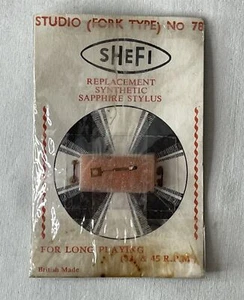 Broadway Records Synthetic Sapphire SHEFI Studio Fork #78 ago stilo per LP - Foto 1 di 5
