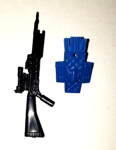 GI JOE COBRA VINTAGE 1986 DREADNOK ZANDAR WEAPONS SET RIFLE BACKPACK Cover