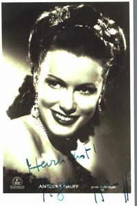 Angelika Hauff Original Signature Outer Fbz- Card No. 1286 C