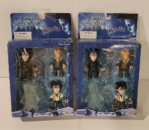 Mezco Edward Scissorhands 4 Pack Action Figures Mez-Its In Original Boxes x 2 Cover