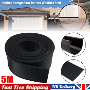 16ft Garage Threshold Weather Door Rubber Seal Strap Floor Seal PVC Rubber Strip - Picture 1 of 9