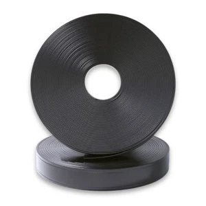 BioThane® Griamond Super Spessa Alta Pull Due Scanalature Multiple Larghezze Nero - Foto 1 di 1