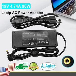 90W AC Adapter Charger Power Cord for Toshiba Satellite A505 A505D A665 Laptop - Picture 1 of 8