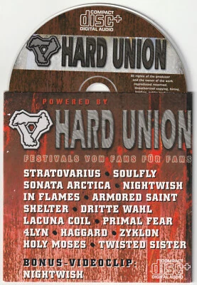 ✪ HARD UNION Festivals von Fans für Fans: Nightwish METAL CD-SAMPLER NM/VG+ - Bild 1 von 3