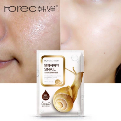 INFINITIVE BEAUTY Schnecken Extrakt Kollagen Koreanische Gesichtsmaske Kristall Blatt Anti Aging