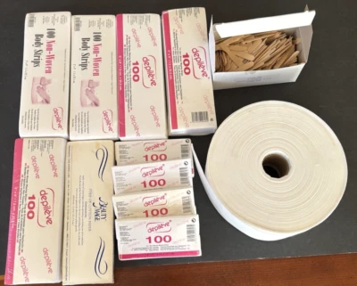 1000 + Tiras de cera no tejidas de papel para depilación facial corporal R3 Foto 1 de 4