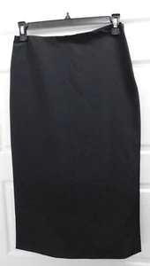 Prada Black Stretch Knee Length Skirt Italy EUR 36 - Picture 1 of 4