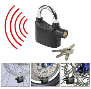 LUCCHETTO ANTIFURTO CON ALLARME SONORO PER MOTO SCOOTER BLOCCADISCO IMPERMEABILE - Imagen 1 de 1