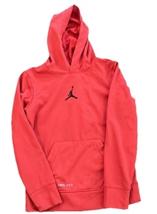 Jordan Red Boy's Jumpman Dri-Fit Hoodie Size Medium Sweatshirt - Picture 1 of 4