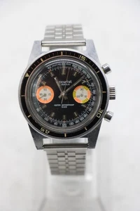 C Gents Manual Wind Accurist Divers 300m Chronograph 17Jewels Running Wristwatch - Picture 1 of 4