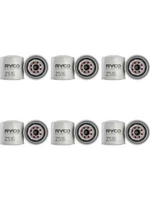 6 x Ryco Oil Filter Z516 fits Ford Cougar 2.5 SX,SW - image 1 of 4