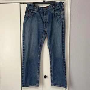 Ariat Workhorse Low Rise Bootcut Jeans Herren 40x32 Blau Denim Baumwolle - Bild 1 von 8