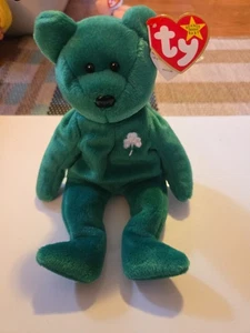 Ty Beanie Baby Erin der Bär 1997 nicht mehr produziert Plüschtier - Bild 1 von 4