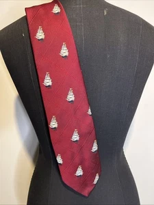 Pride Of America MCM Tie Red, Sailboats, Patriotic Men’s Tie 57x4 - Picture 1 of 5