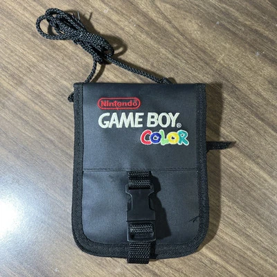 Official Nintendo Game Boy Color Carrying Case / Pouch Black 90s Retro - Image 1 of 4