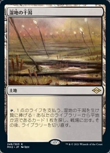 MTG Lands Marsh Flats Modern Horizons 2 Japanese Version MH2 Used - Picture 1 of 1