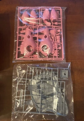 Aurora Monsters Of The Movies Style Godzilla Model Kit Sealed Bags Pink/Gray - Image 1 of 4