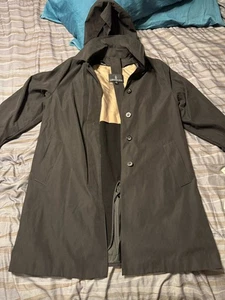 Neu mit Etikett London Fog Damen-Trenchcoat schwarz Größe Medium " - Bild 1 von 15