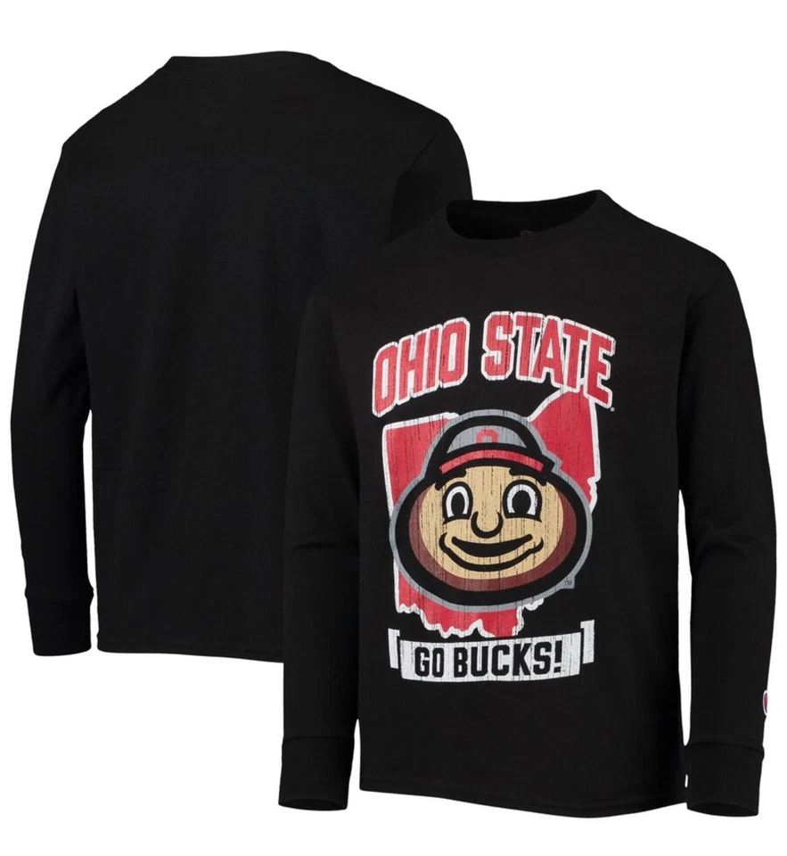 Camiseta Ohio State Buckeyes Champion Youth Strong Mascot Team - Nueva con etiquetas L 10-12 Foto 1 de 4