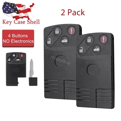 2 Repuestos Tarjeta Inteligente Mando a Distancia Carcasa Llavero para Mazda CX-7 CX-9 2007-2009 Foto 1 de 4