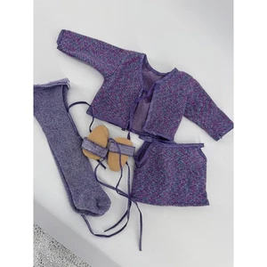 18" Pleasant Company American Girl Puppenoutfit Jahr 2000 lila Glitzer Outfit - Bild 1 von 4