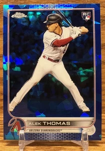 ALEK THOMAS Sapphire Rookie Card | 2022 Topps Chrome Sapphire DIAMONDBACKS - Picture 1 of 2