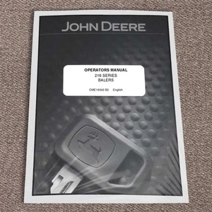 John Deere 216T & 216WS Ballenpresse Bedienungsanleitung - OME19342 - Bild 1 von 1