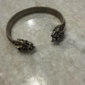 Silver Color Dragon Adjustable Bracelet - Picture 1 of 5