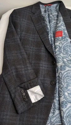 Samuelsohn Ashton Performance 110's Mens 2 Button Surgeon Cuff Sport Coat Sz 44R - Image 1 of 4
