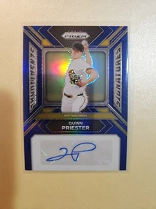 2024 Panini Prizm Baseball Sensational Signatures Quinn Priester Blue /49 - Picture 1 of 2