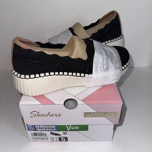 Skechers Wilshire Blvd Knit Sail Slip-on Women's Size 5 Sneakers - Picture 1 of 6
