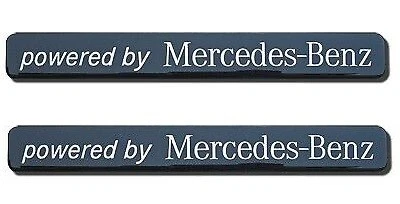 Set of 2 OEM Powered By Mercedes-Benz Badge Emblems for 02-23 Sprinter 2500 3500 - Image 1 of 4