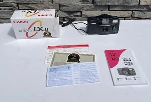 Canon Snappy LX II 35mm AF Point & Shoot Film Camera W/ Box & Manual Works - Picture 1 of 8